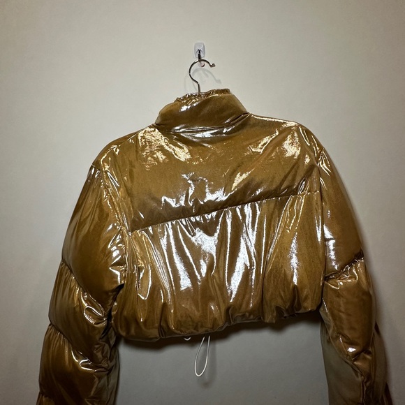 Gold Crop Jacket - Picture 6 of 7